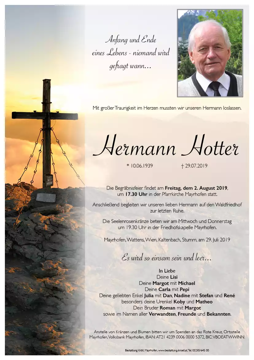 Parte von Hermann Hotter
